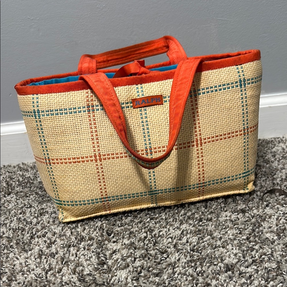 Vintage Ralph by Ralph Lauren Wicker Mini Tote